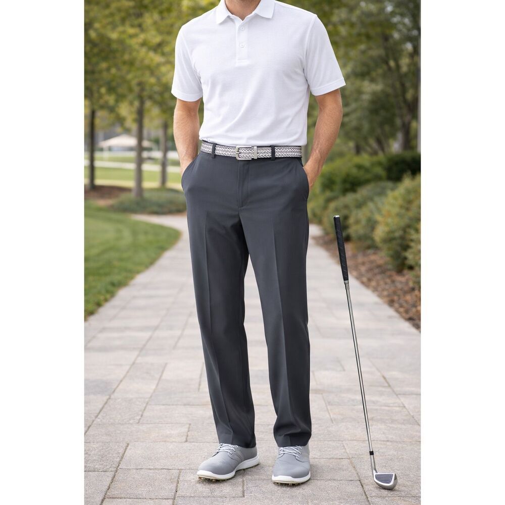 Slazenger  Golf Pants Mens Gray Wicking Straight Size 38W/ 29L
